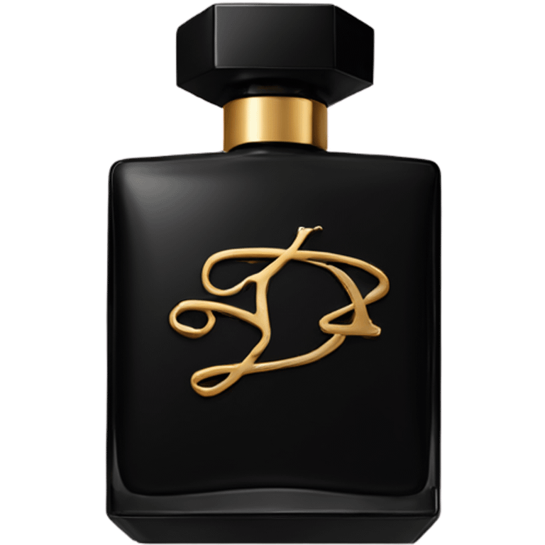 black ysl perfume emoji