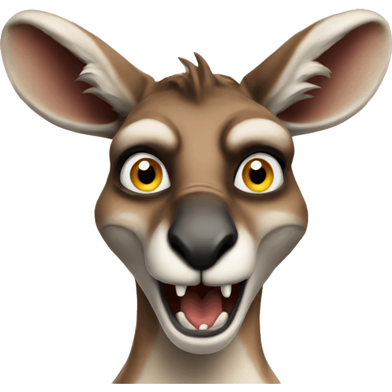 angry kangaroo emoji