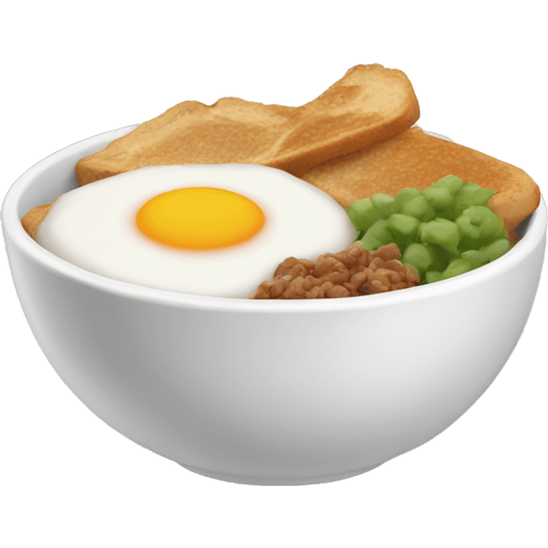 Breakfast bowl emoji