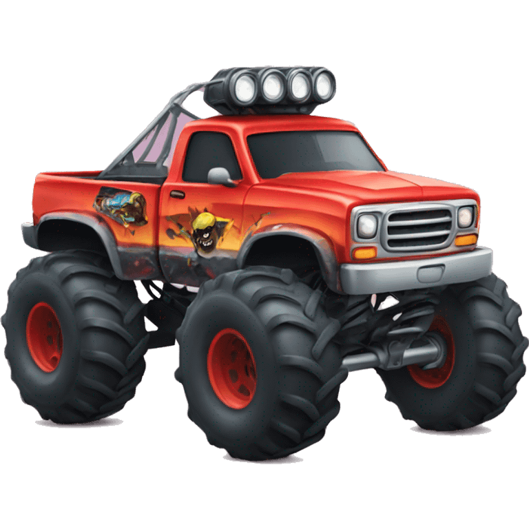 Monster truck emoji