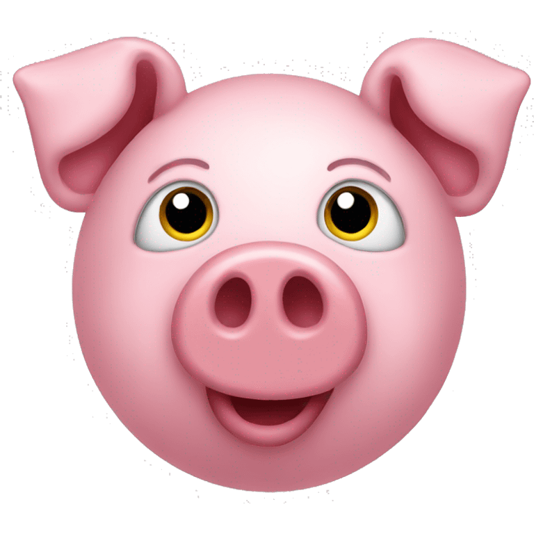 Pig ballon animal emoji