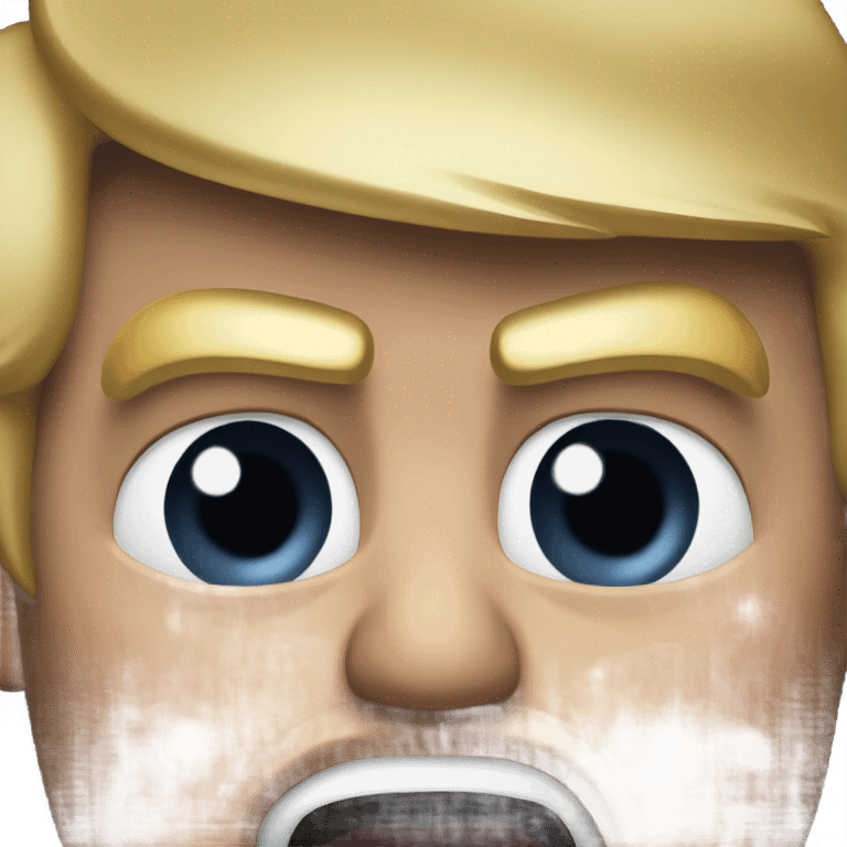 Donald trump angry emoji