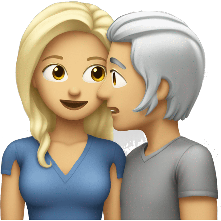 blond-hair-woman-and-gray-hair-man-kisses emoji