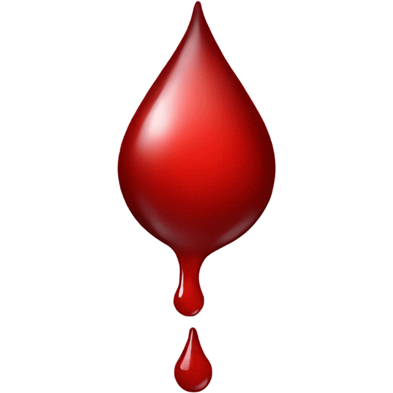 Blood drop emoji