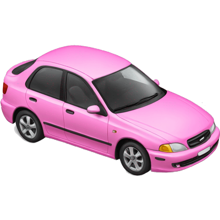 Pink car emoji