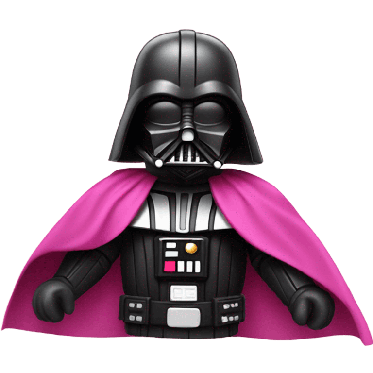 all pink Darth Vader emoji