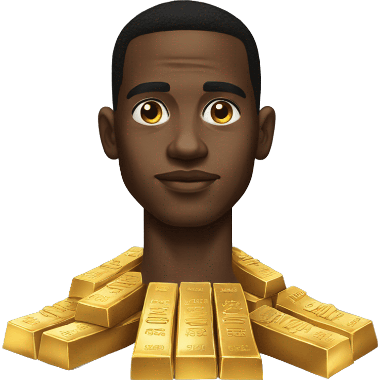 Young Dolph with A lot of gold bars emoji