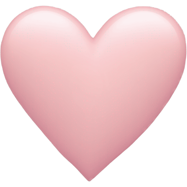 Pastel pink heart emoji