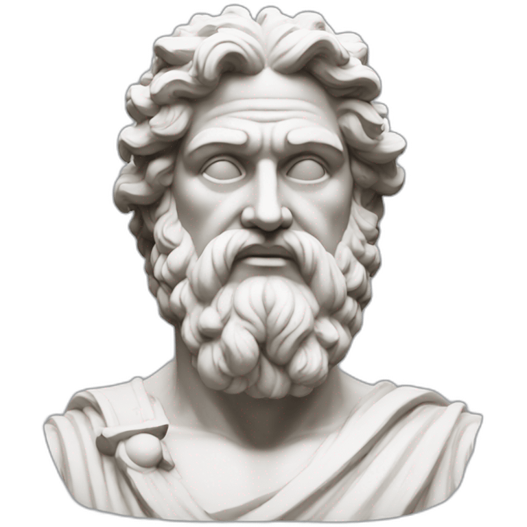 Zeus greek statue emoji