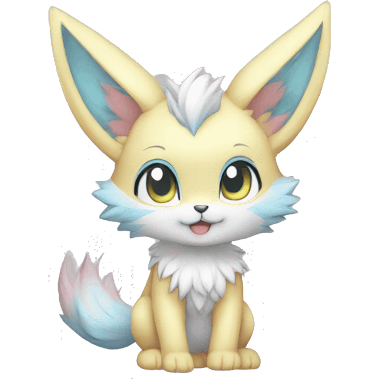 Anthro-Pastel-Fur-Sona-Chibi-Shiny-Fakémon full body emoji