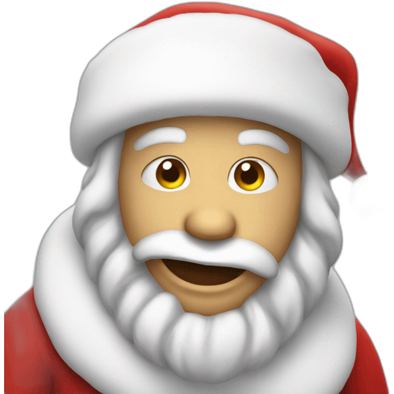 Drunk Santa Claus emoji