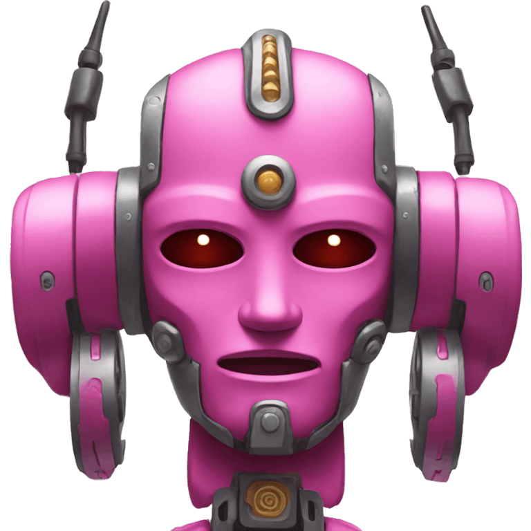 Pink Robot god emoji