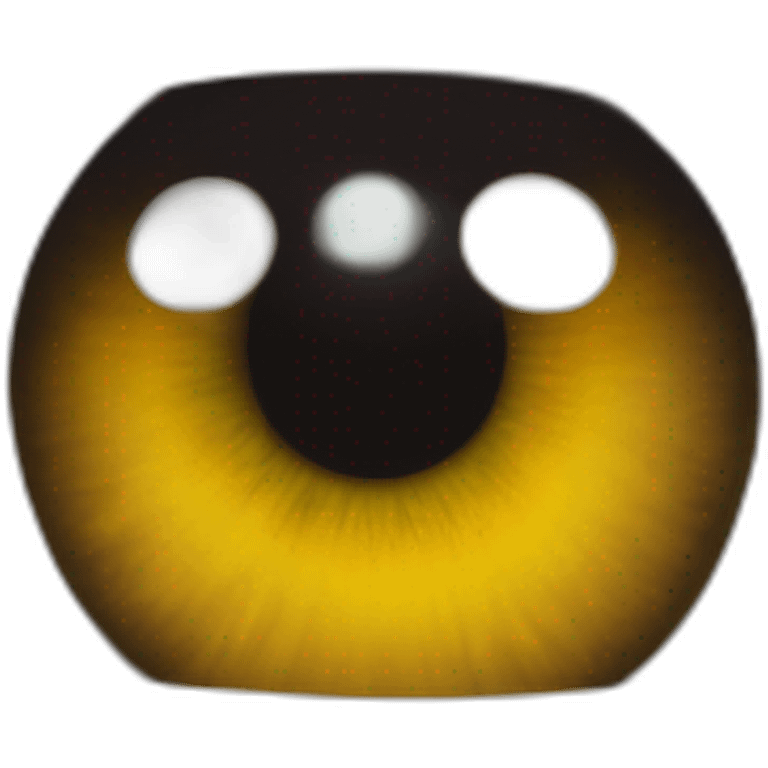 The iris of an eye close up emoji