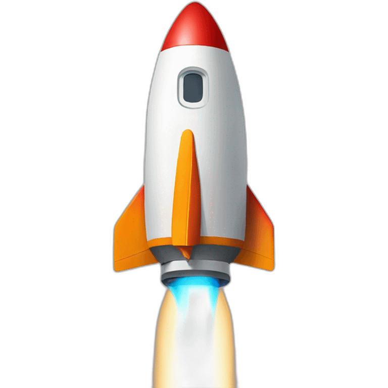 Space rocket lauching emoji