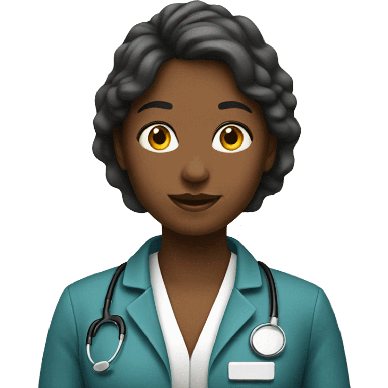 woman-doctor-with-children emoji