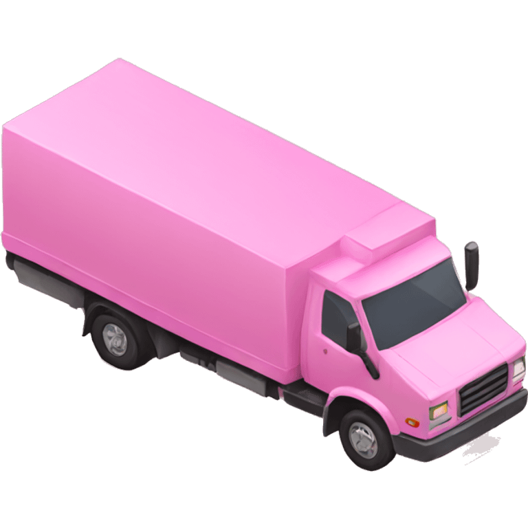 Pink delivery track emoji  emoji