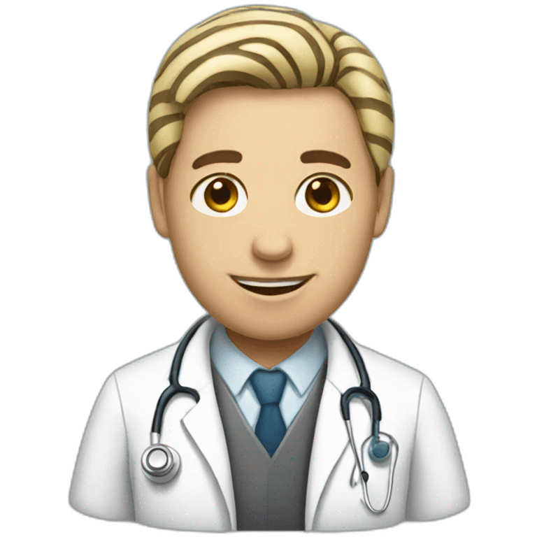 Zebra doctor emoji