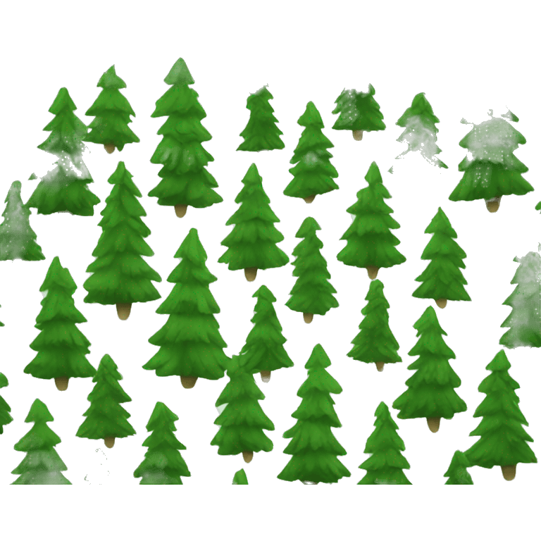 Christmas trees emoji