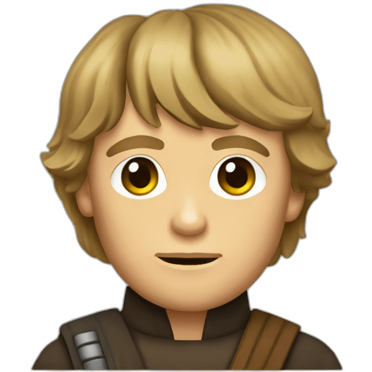 luke skywalker from star wars emoji