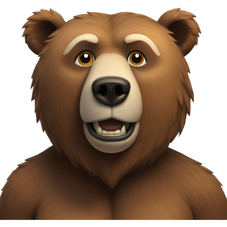 Kodiak bear emoji