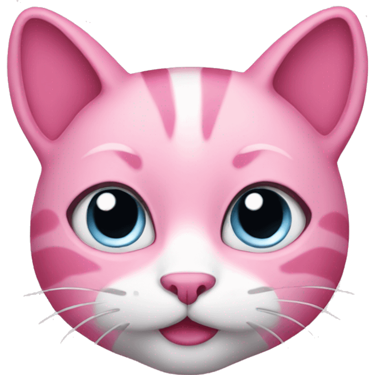 Pink cat emoji