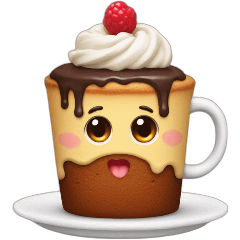 Mug cake emoji