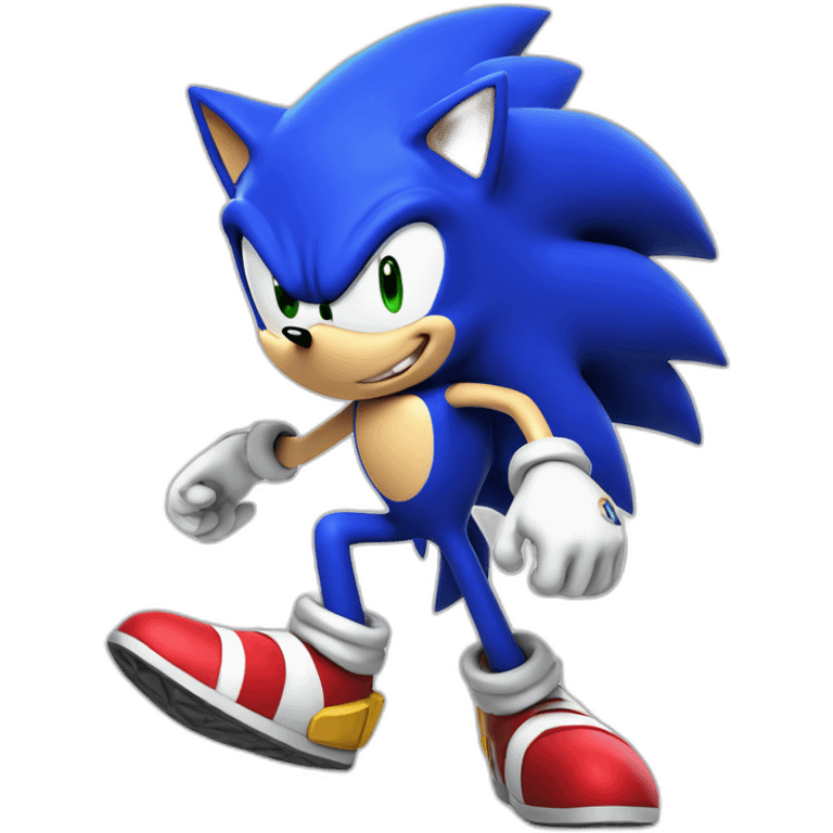 Sonic thé hedgehog emoji