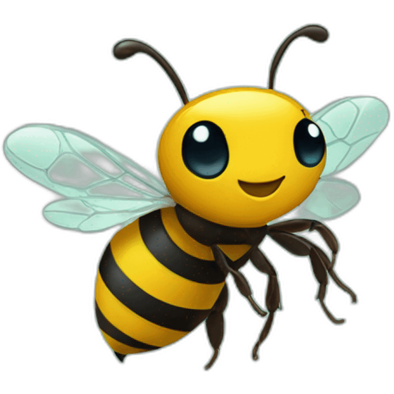 Bees in the trap emoji