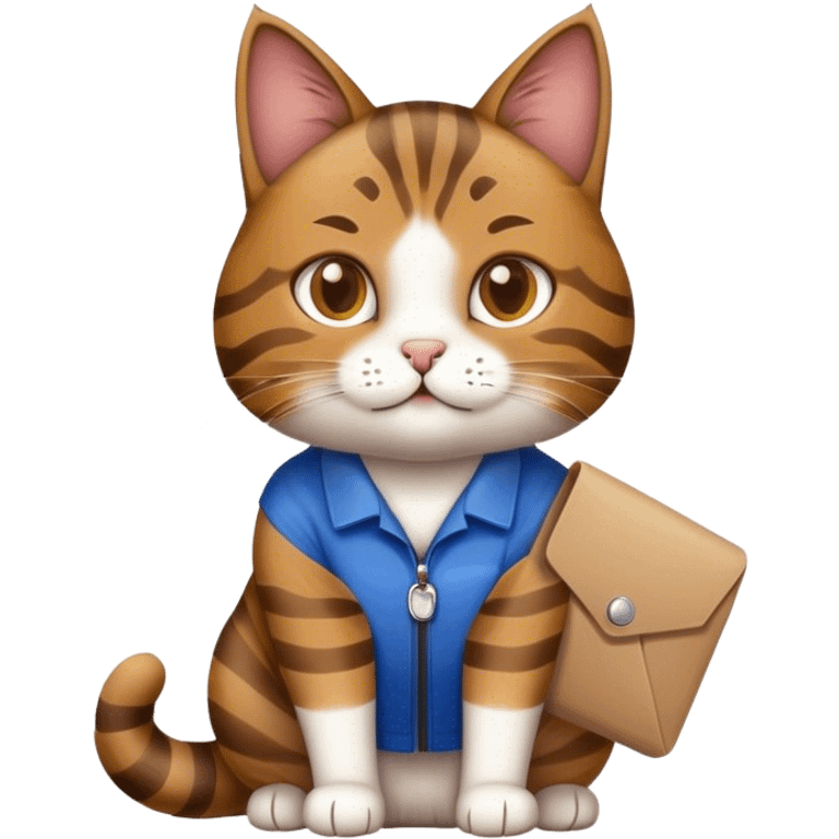 Mail carrier cat emoji