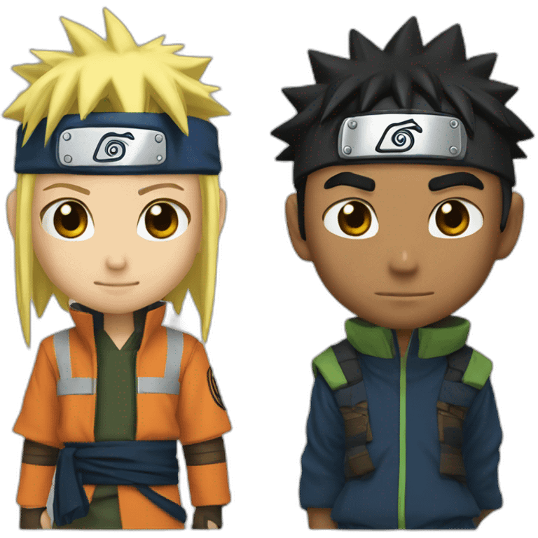 naruto and saskue emoji