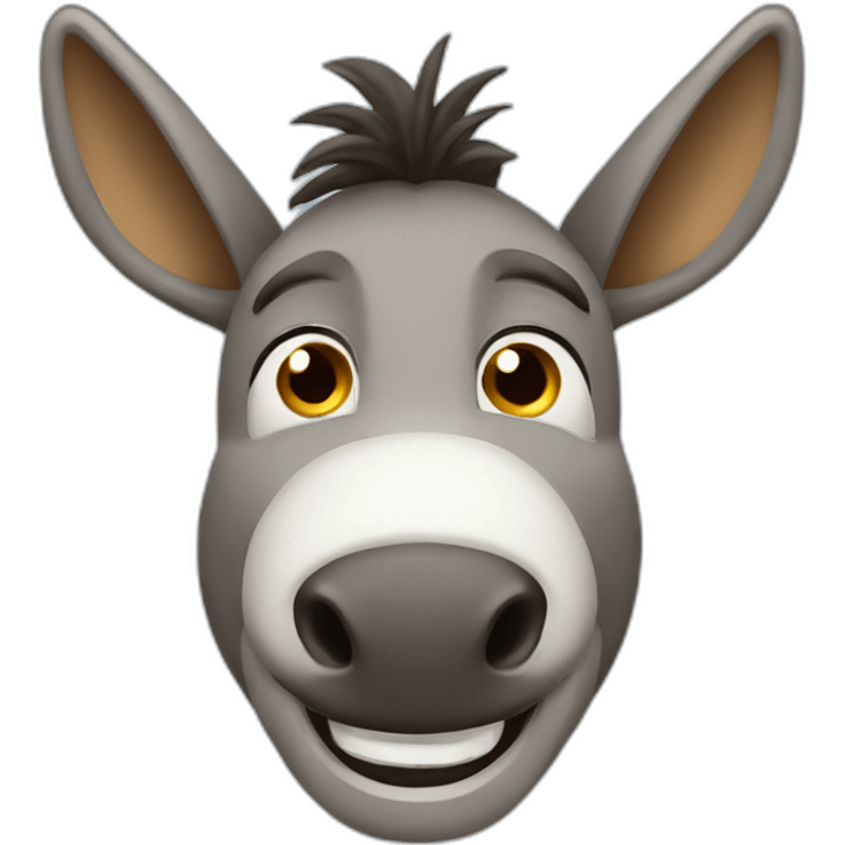 amazed-donkey emoji