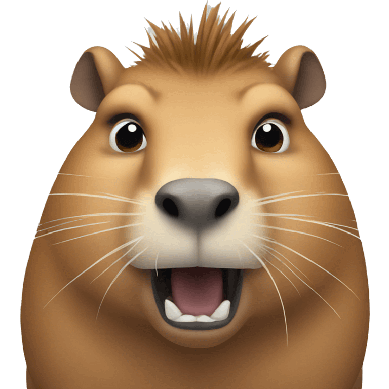 angry capybara emoji