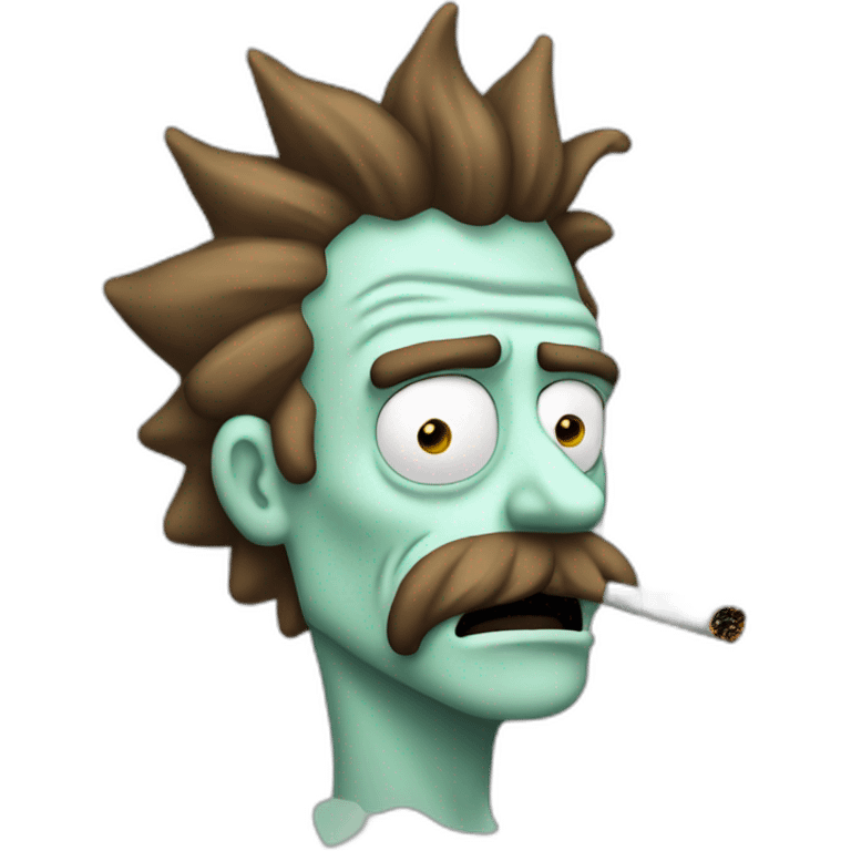 Rick-sanchez-fume-une-cigarette emoji