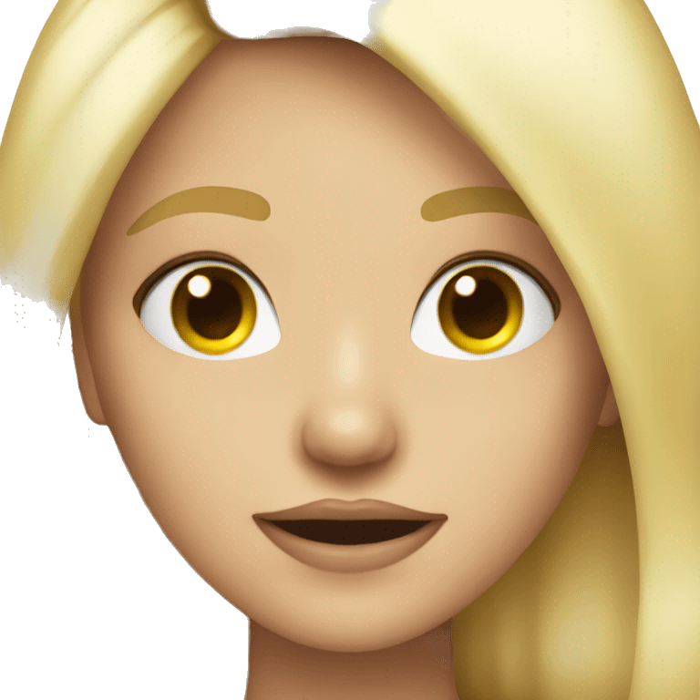 Blonde girl Party  emoji