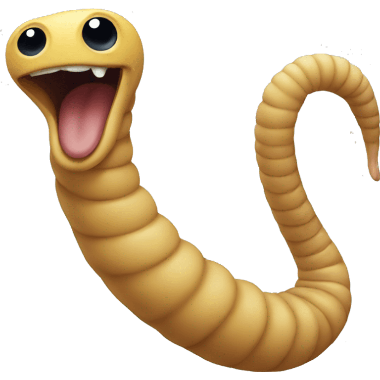 Willy worm emoji