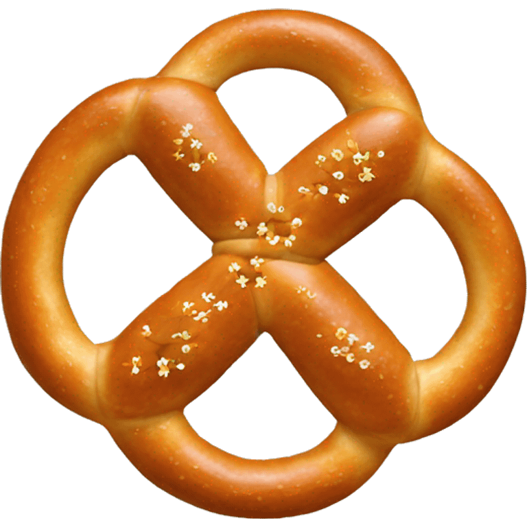 pretzel flower emoji