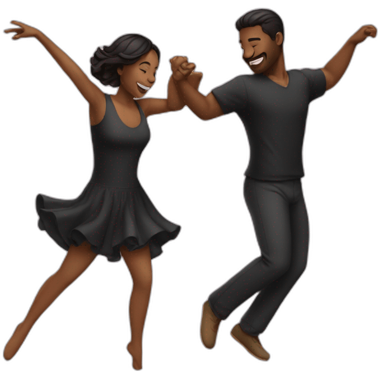 Two people dancing emoji