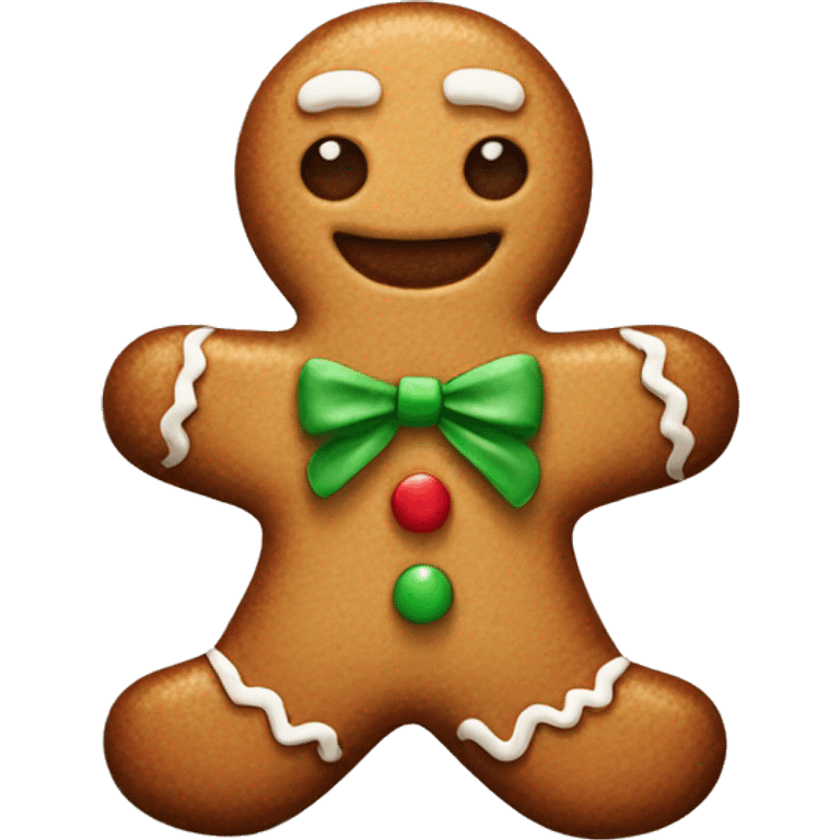 cute gingerbread man  emoji