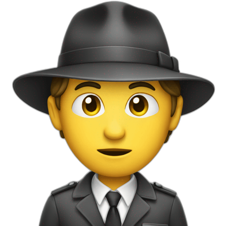 detective looking at a server emoji