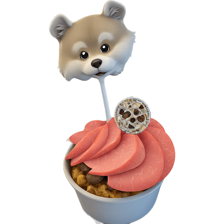 delicious meal for animals emoji