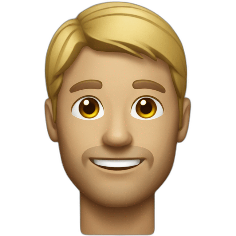 Beach volleyball man player emoji