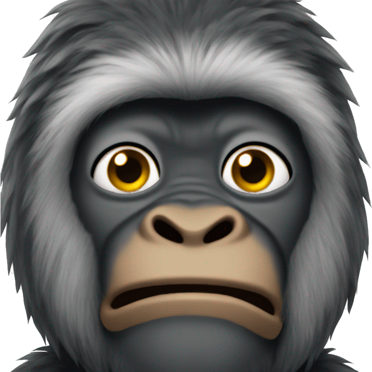 Please make me look like gorilla emoji