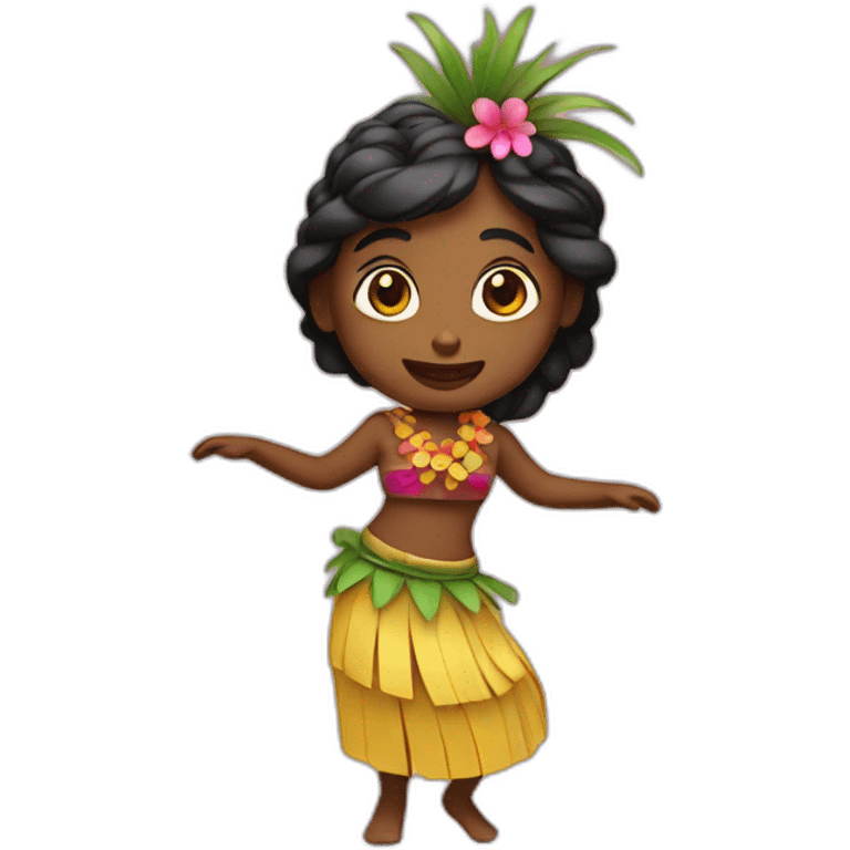 hula dancer emoji