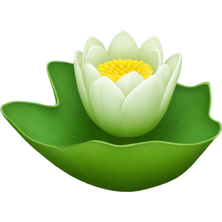 waterlily bud emoji