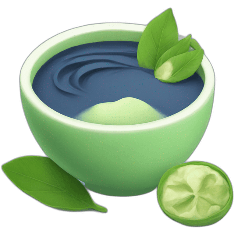 Matcha blue emoji