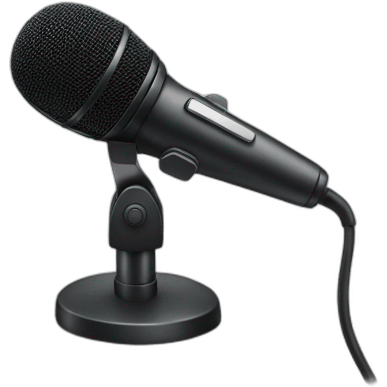 Radio mic emoji