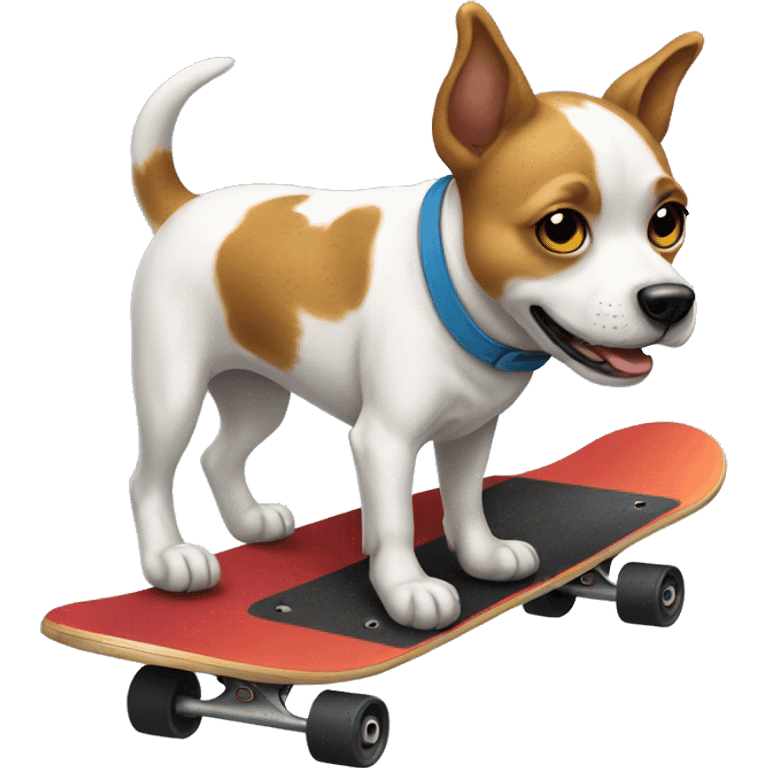 Doggie on skateboard emoji