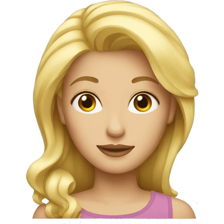 blonde woman emoji