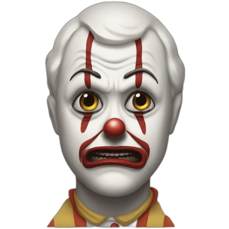 it clown horror movie emoji