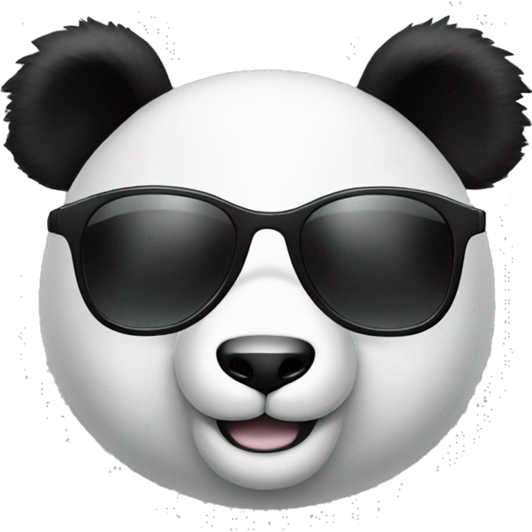 A panda woth sunglasses  emoji